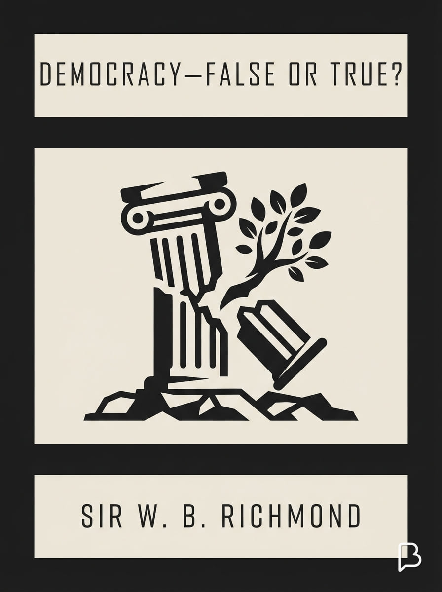 Democracy—false or true?, Sir W. B. Richmond