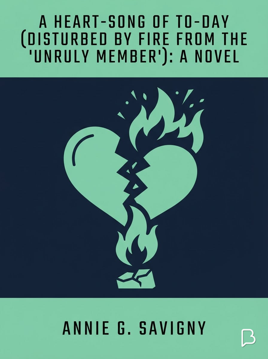 A Heart-Song of To-day (Disturbed by Fire from the 'Unruly Member'): A Novel, Annie G. Savigny